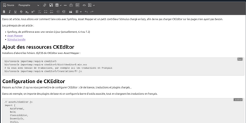 Mettre en place CKEditor 5 avec Symfony, Asset Mapper et Stimulus